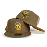 Product - Khaki San Diego Padres Yellow Bottom 1992 All Star Game Side patch New Era 59Fifty Fitted