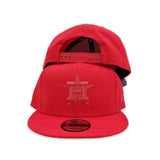 Lava Red Houston Astros Gray Bottom Color Pack New Era 9Fifty Snapback