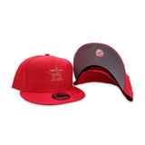 Lava Red Houston Astros Gray Bottom Color Pack New Era 9Fifty Snapback