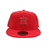 Lava Red Houston Astros Gray Bottom Color Pack New Era 9Fifty Snapback
