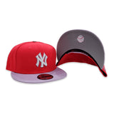 Lava Red New York Yankees Gray Bottom Color Pack New Era 9Fifty Snapback