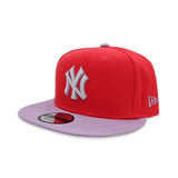 Lava Red New York Yankees Gray Bottom Color Pack New Era 9Fifty Snapback