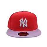 Lava Red New York Yankees Gray Bottom Color Pack New Era 9Fifty Snapback