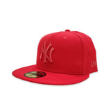 Lava Red Tonal New York Yankees Gray Bottom Color Pack New Era 59Fifty Fitted
