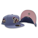 Lavender Cincinnati Reds Pink Bottom 2003 Inaugural Season side Patch New Era 59Fifty Fitted