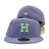 Lavender Houston Astros Softyellow Bottom 1986 Side Patch New Era 59Fifty Fitted