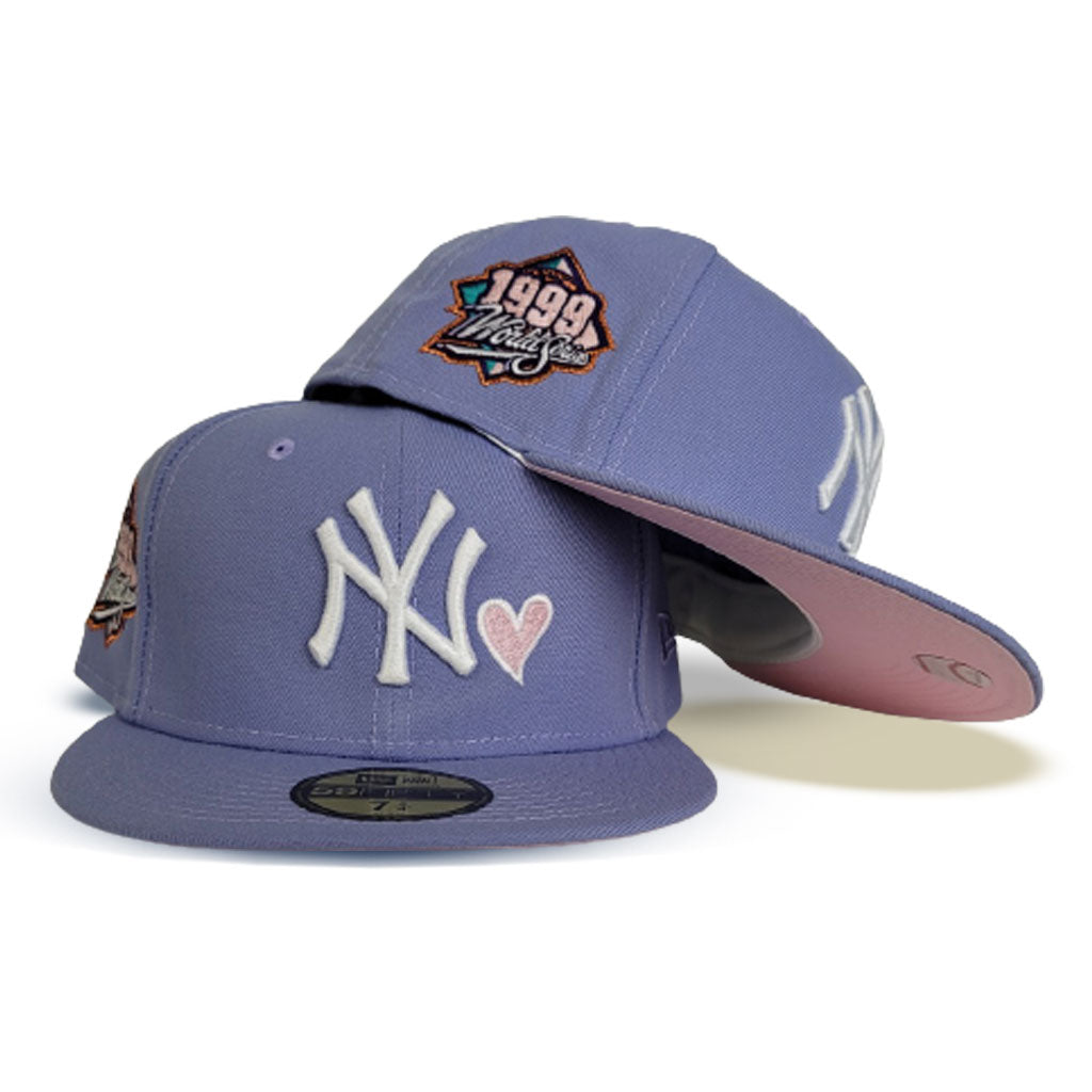 New Era New York Yankees World Series 1999 Purple and Pink Edition 59Fifty  Fitted Cap