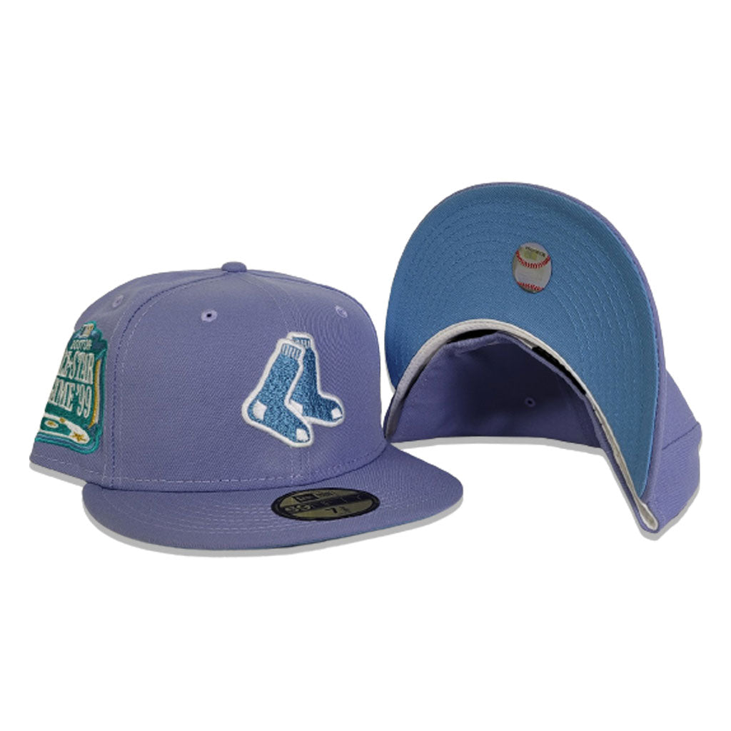 New Era Boston Red Sox CapsuleRoos Collection Capsule Hats Exclusive  59Fifty Fitted Hat Blue/Purple Men's - SS21 - US