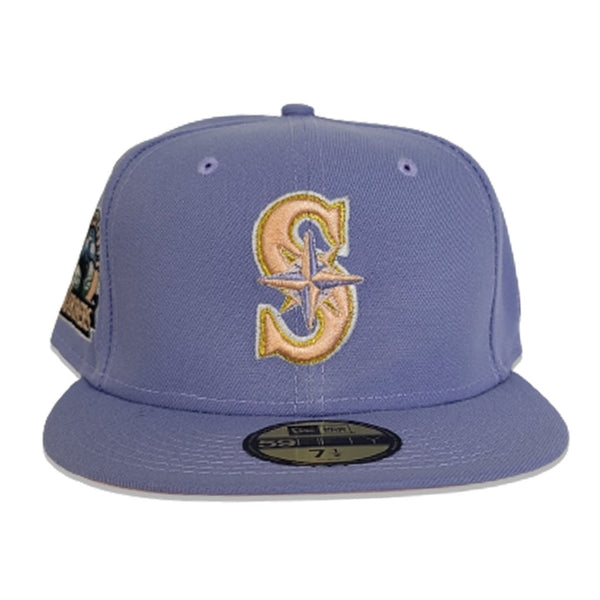 Lavender Seattle Mariners Peach Bottom 30th Anniversary Side Patch New ...