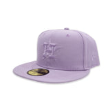 Lavender Tonal Houston Astros Gray Bottom Color Pack New Era 59Fifty Fitted