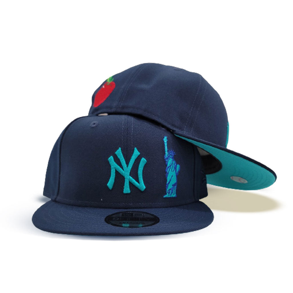 Navy Blue New York Yankees Red Bottom 50th Anniversary New Era 9FIFTY Snapback