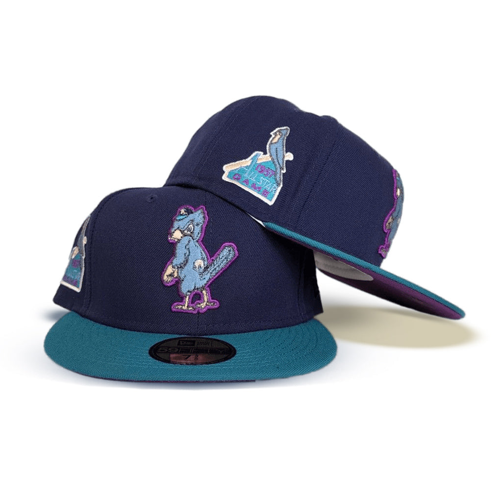 St Louis Cardinals Sky Blue New Era 59FIFTY Fitted Sky Blue / Scarlet | Navy | Ombre Gold | White / 7 1/4
