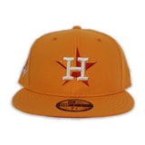 Light Orange Houston Astros Dark Orange Orange Bottom 2017 World Series Side Patch New Era Fitted