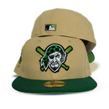 Light Tan Pittsburgh Pirates Kelly Visor Lime Green Bottom 2006 All Star Game Side Patch New Era 59Fifty Fitted