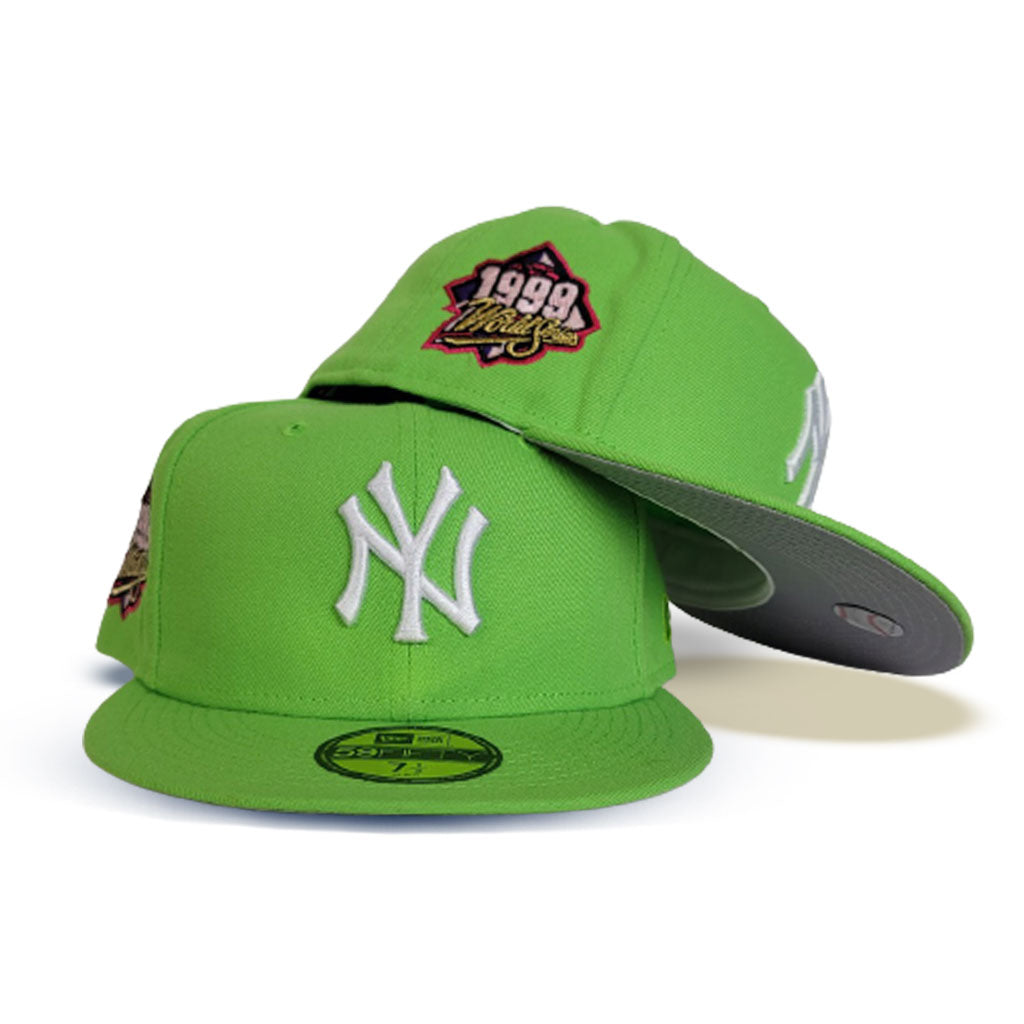 Dark Green San Francisco Giants Lime Green Bottom 2010 World Series Side Patch New Era Fitted 7 1/2