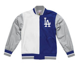 Los Angeles Dodgers Mitchell & Ness Men's MLB Team History Warm up Jacket