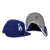 Los Angeles Dodgers Royal Blue Grey Bottom 1998 World Series New Era 59Fifty Fitted