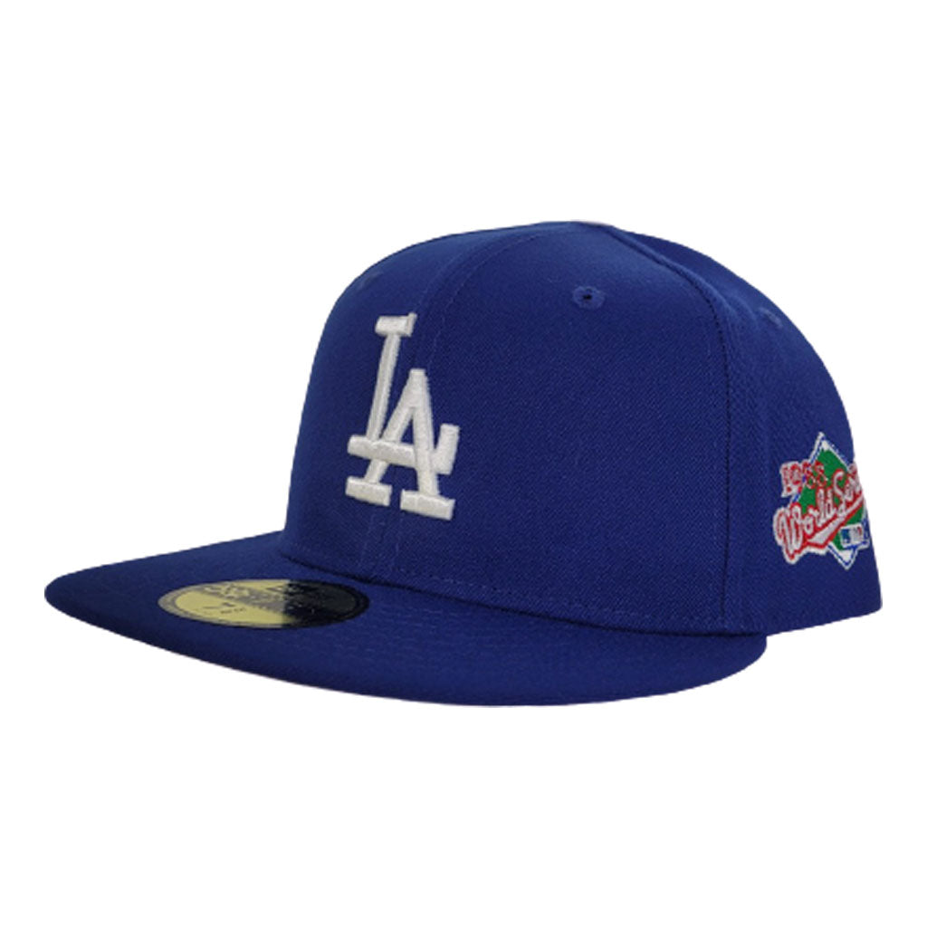 Royal Blue Los Angeles Dodgers 7X World Series Champions Ring New Era 59FIFTY Fitted 7 3/8