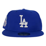 Los Angeles Dodgers Royal Blue Pink Bottom 50th Anniversary New Era 59Fifty Fitted