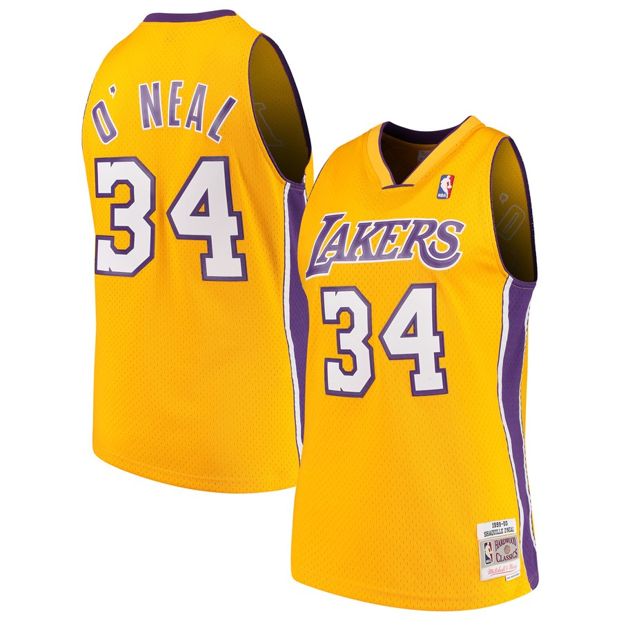 los angeles lakers gear Los Angeles Lakers 1990-00 Shaquille O'Neal... S