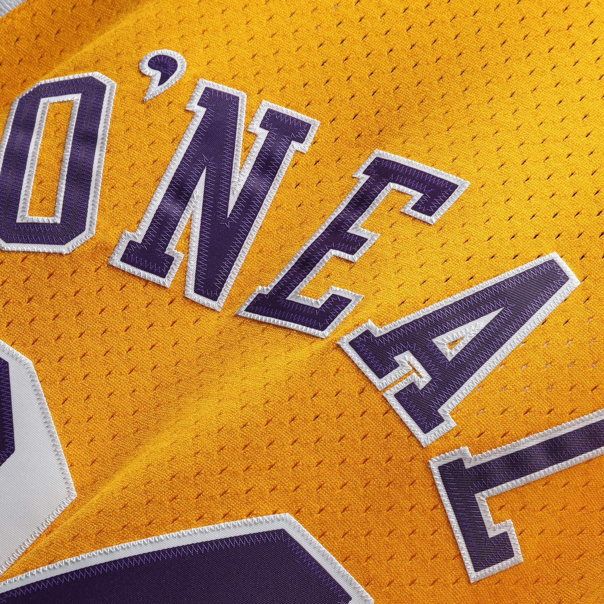 Mitchell & Ness NBA Swingman Jersey Los Angeles Lakers Home 1996-97  Shaquille O'Neal #34 Yellow - YELLOW