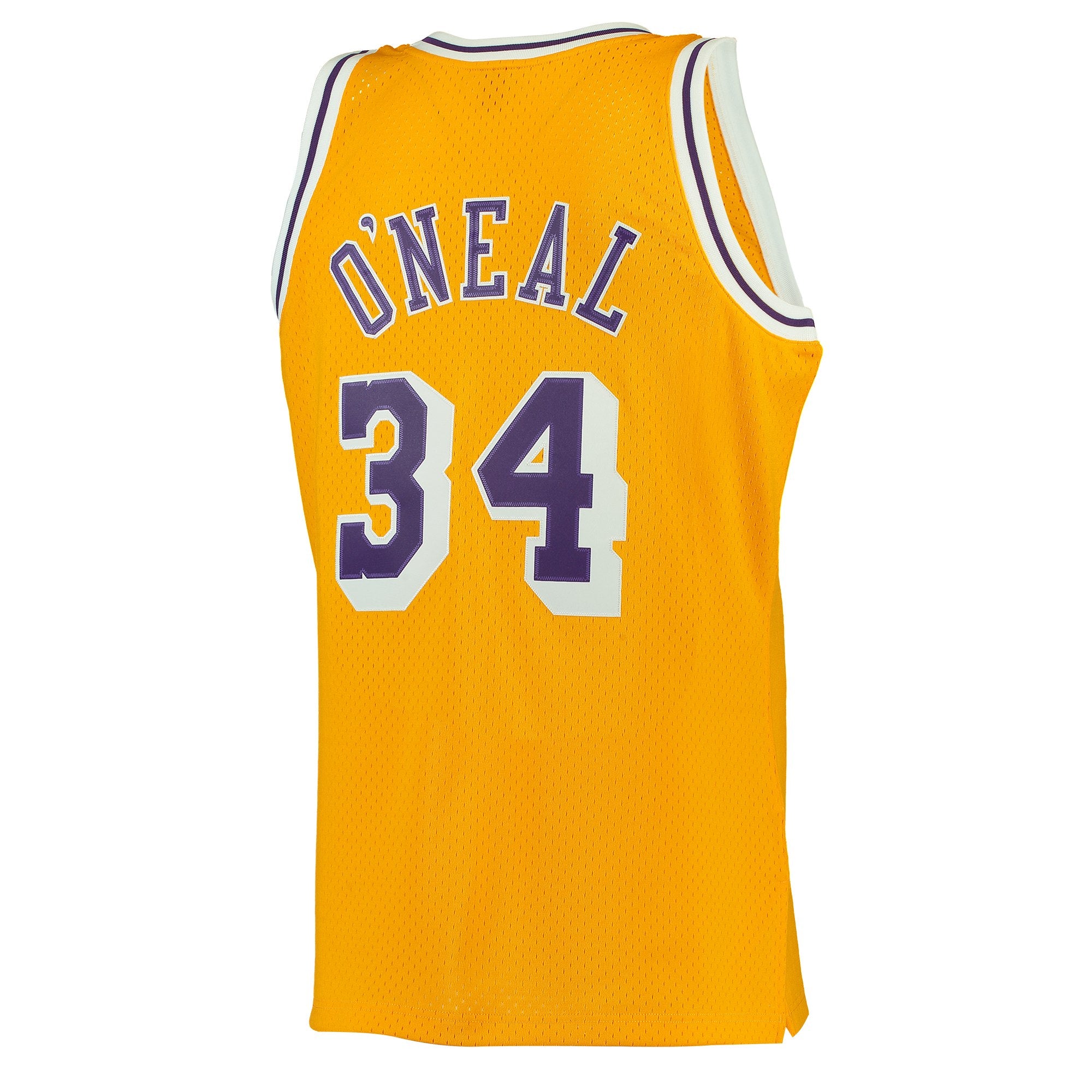 Mitchell & Ness Los Angeles Lakers #34 Shaquille O'Neal purple Swingman  Jersey
