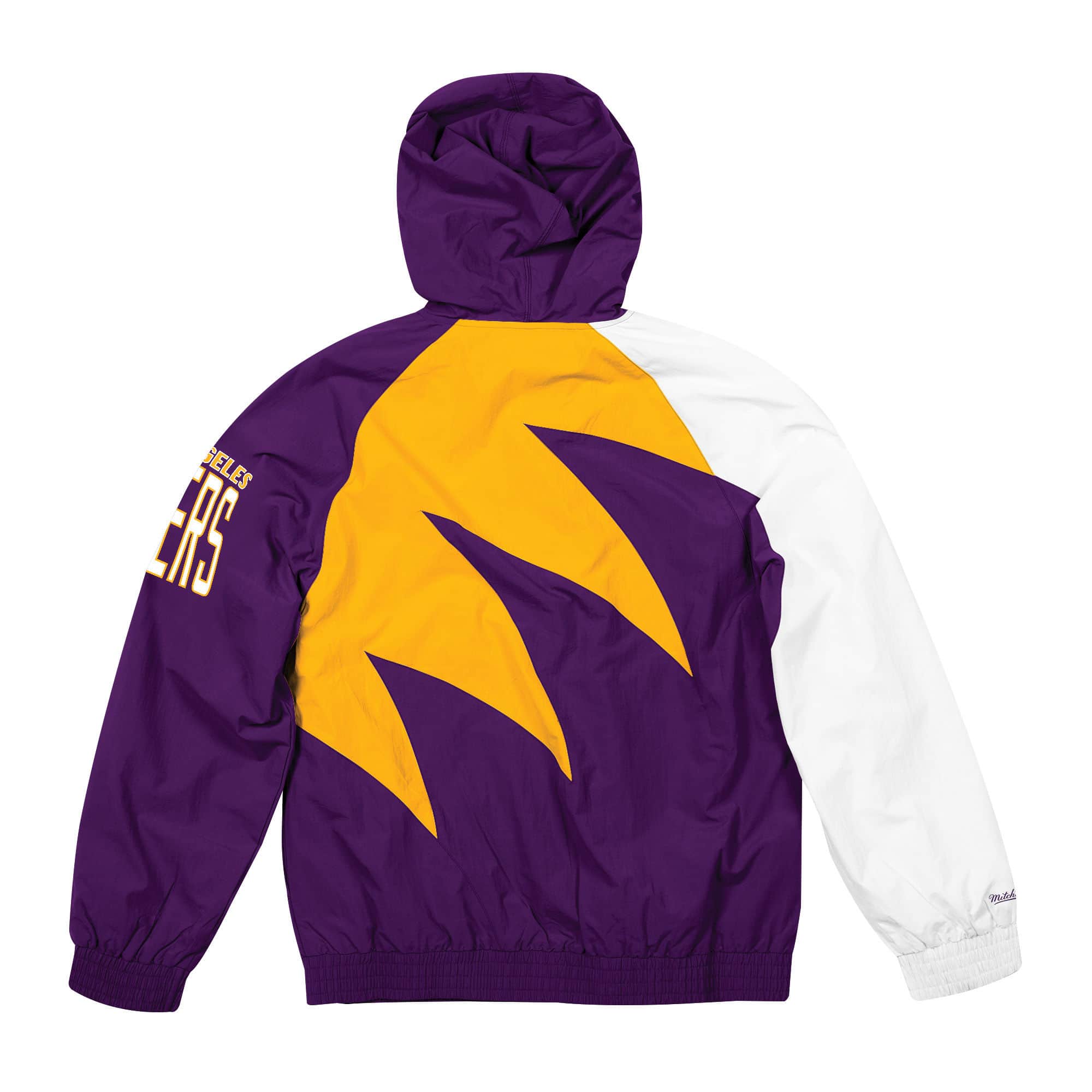 Los Angeles Lakers Mitchell & Ness Shark Tooth Full-Zip Jacket – Purple