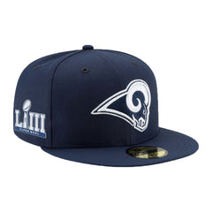 Los Angeles Rams New Era Navy Super Bowl LIII Side 71/2