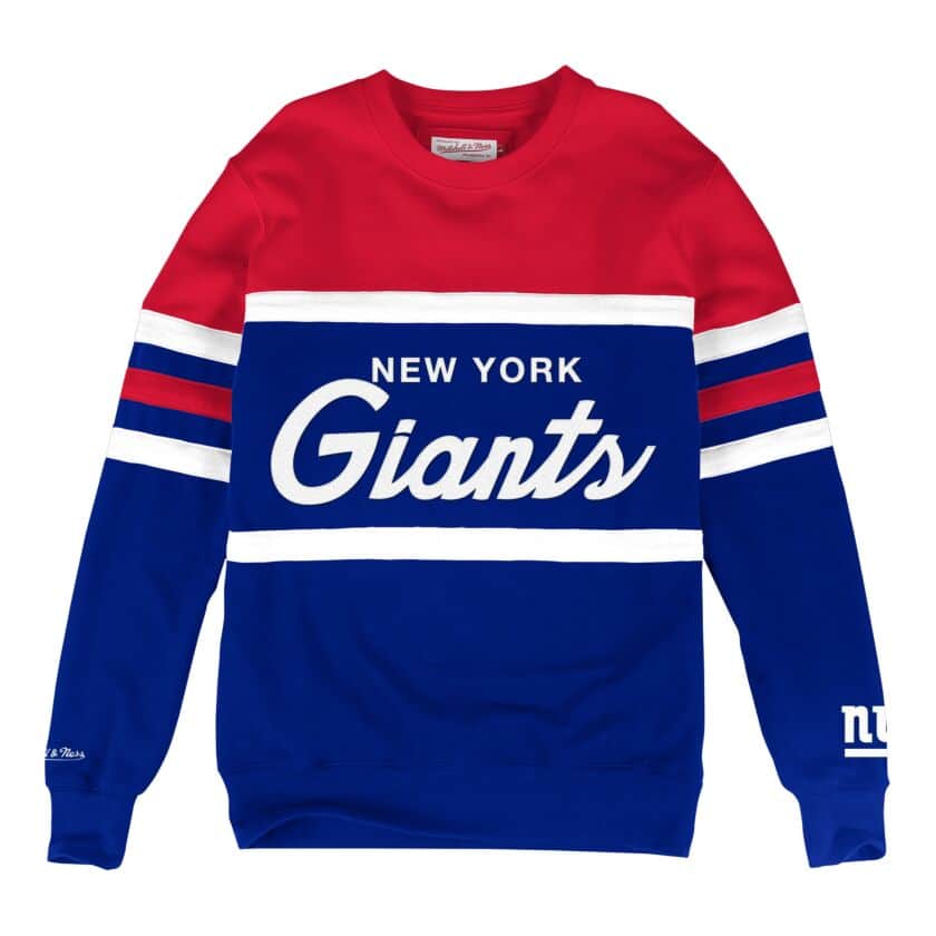 MITCHELL & NESS NEW YORK GIANTS HEAD COACH CREW – Exclusive Fitted Inc.