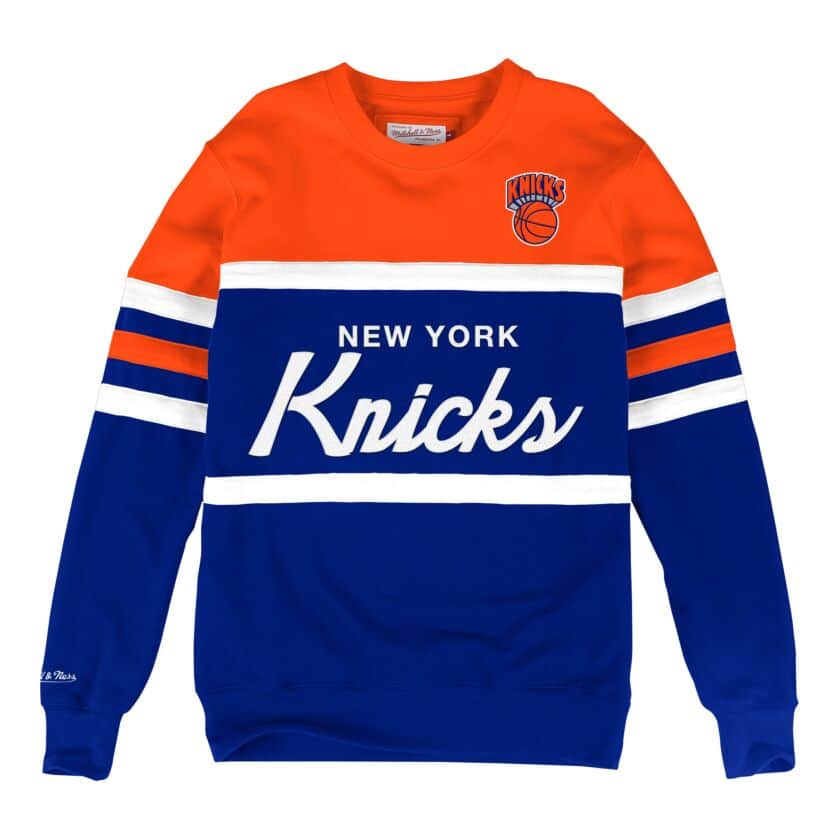 Mitchell & Ness New York Knicks Crew Neck Sweatshirt