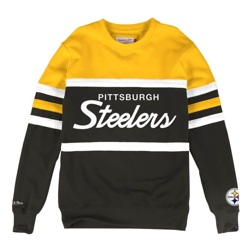 Exclusive Fitted Mitchell & Ness Pittsburgh Steelers Head Coach Crew M
