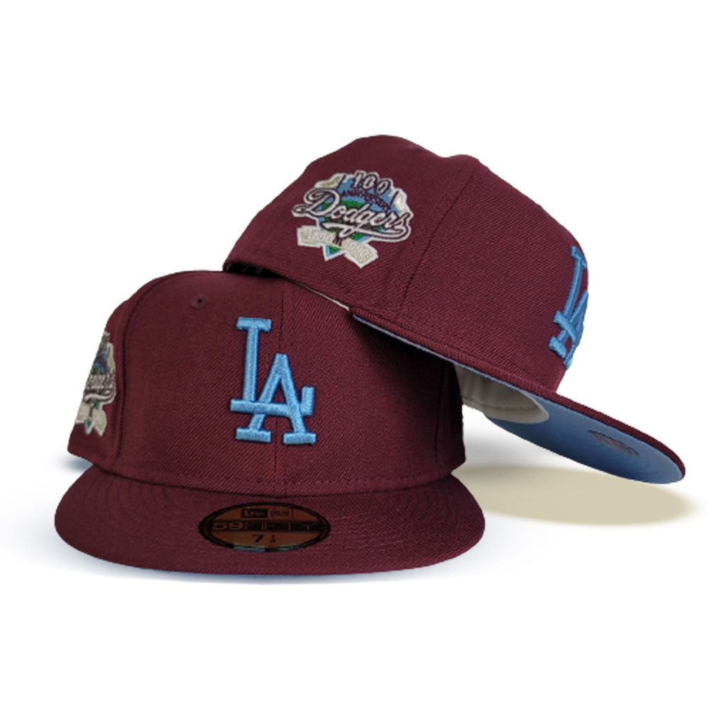 LA Dodgers Fitted Hat - Blue/White/Red – Kicks Lounge