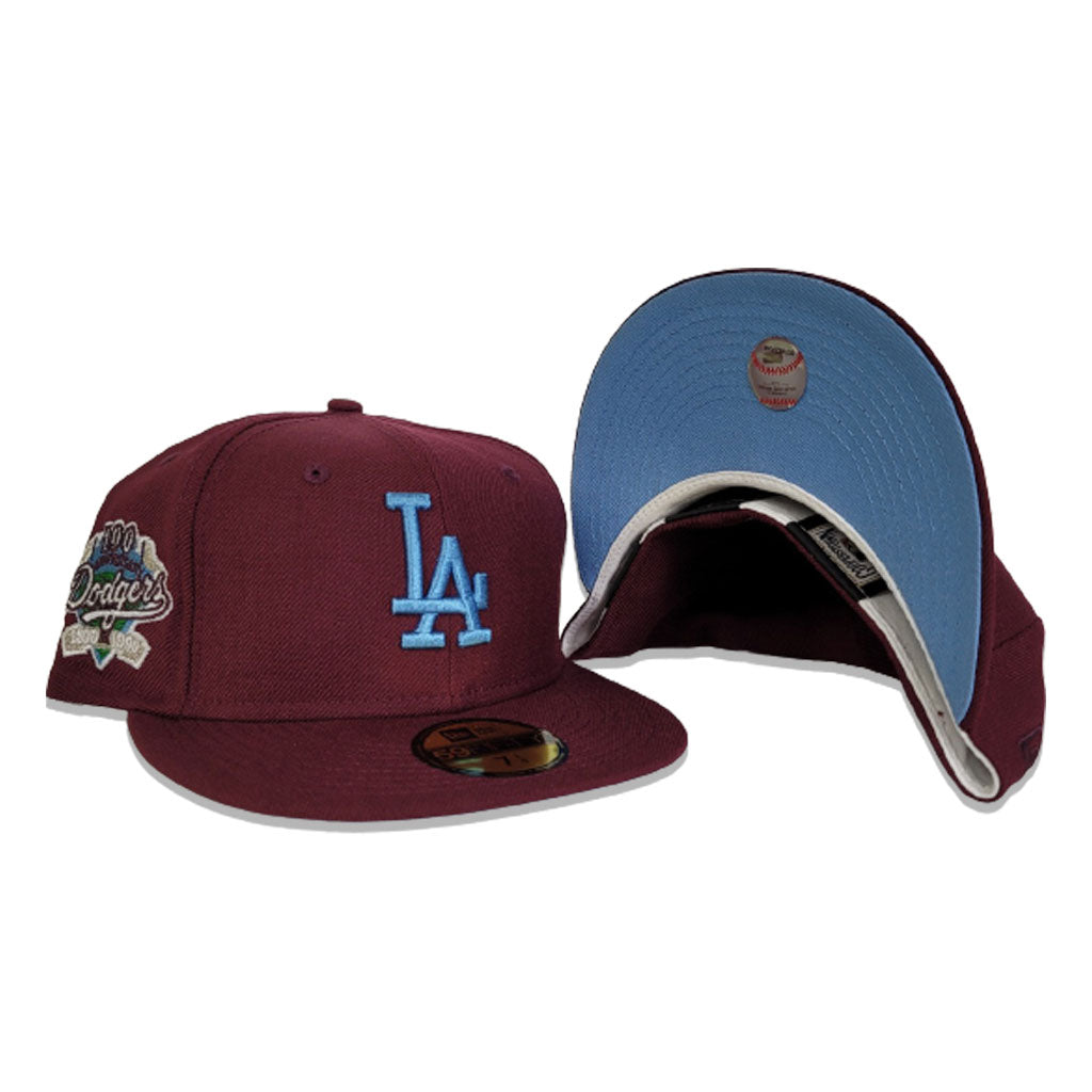 Los Angeles Dodgers 40th Anniversary New Era 59Fifty Fitted Hat (MAROO –  ECAPCITY