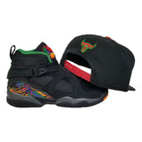 Matching Chicago Bulls New Era Snapback for Jordan 8 Tinker