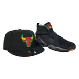 Matching Chicago Bulls New Era Snapback for Jordan 8 Tinker