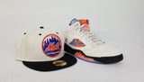 Matching New Era 59Fifty fitted New York Mets Hat for Jordan 5 Orange Peel Barcelona