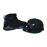 Matching New Era Chicago Bulls 59Fifty fitted hat for Jordan 7 Ray Allen