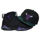 Matching New Era Chicago Bulls 59Fifty fitted hat for Jordan 7 Ray Allen