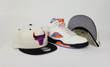 Matching New Era Chicago Bulls 9Fifty snapback Hat for Jordan 5 Orange Peel Barcelona