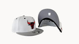 Matching New Era Chicago Bulls Cement Print 9Fifty Snapback Hat For Jordan 3 Katrina