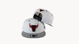 Matching New Era Chicago Bulls Cement Print 9Fifty Snapback Hat For Jordan 3 Katrina