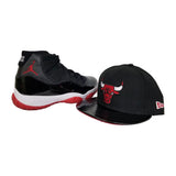 Matching New Era Chicago Bulls Fitted Hat For Jordan 11 Bred