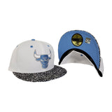Matching New Era Chicago Bulls Fitted Hat For Jordan 3 UNC