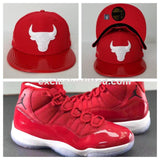 Matching New Era Chicago Bulls Fitted Hat for Jordan 11 Gym Red