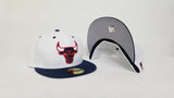 Matching New Era Chicago Bulls Fitted Hat for Jordan 12 " Japan " College Navy