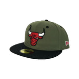 Matching New Era Chicago Bulls Fitted Hat for Jordan 6 Travis Scott