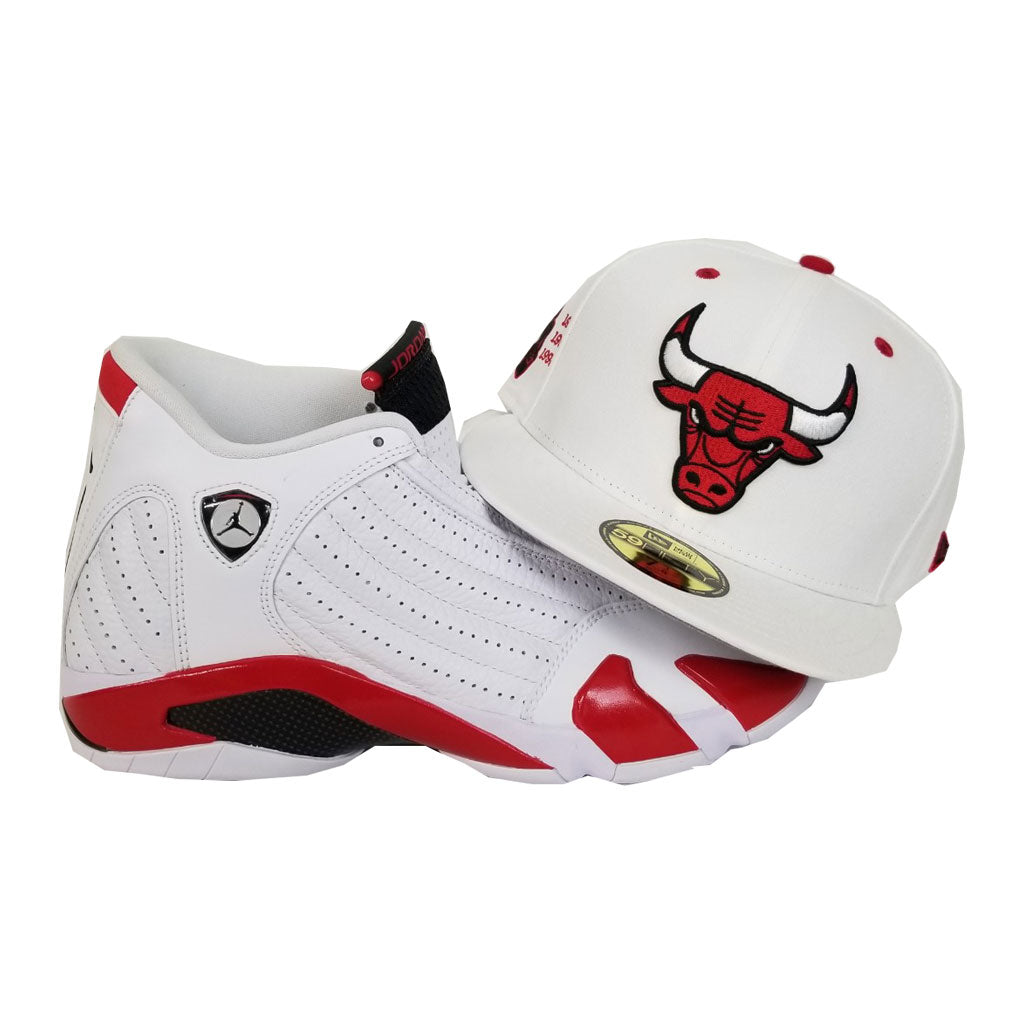 Matching New Era Chicago Bulls Fitted for Jordan – Exclusive