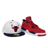 Matching New Era Chicago Bulls Fitted hat for Jordan 4 FIBA