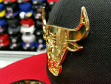 Matching New Era Chicago Bulls Metal Badge fitted Hat for Jordan 7 Doernbecher