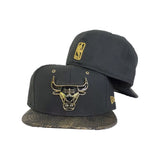 Matching New Era Chicago Bulls Snakeskin Fitted Hat for Jordan 6 DMP